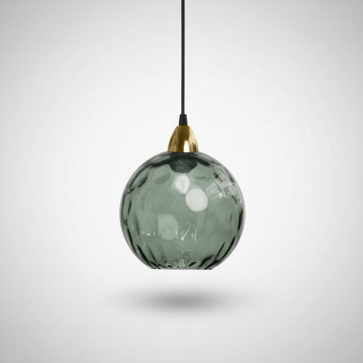 GleamBall orb pendant light, a stylish statement ceiling lamp enhancing contemporary interior design.