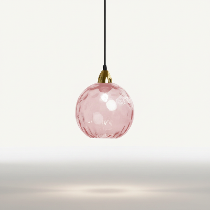 Set of GleamBall modern orb pendant lights, creating a stunning decorative ambient lighting arrangement.