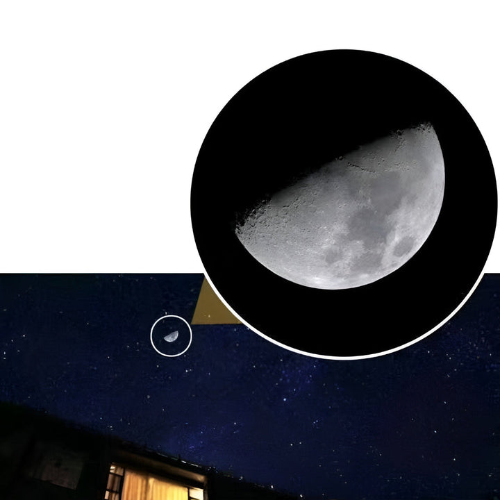 Unisex compact monocular telescope & phone holder, perfect for clear long-distance viewing during travel.