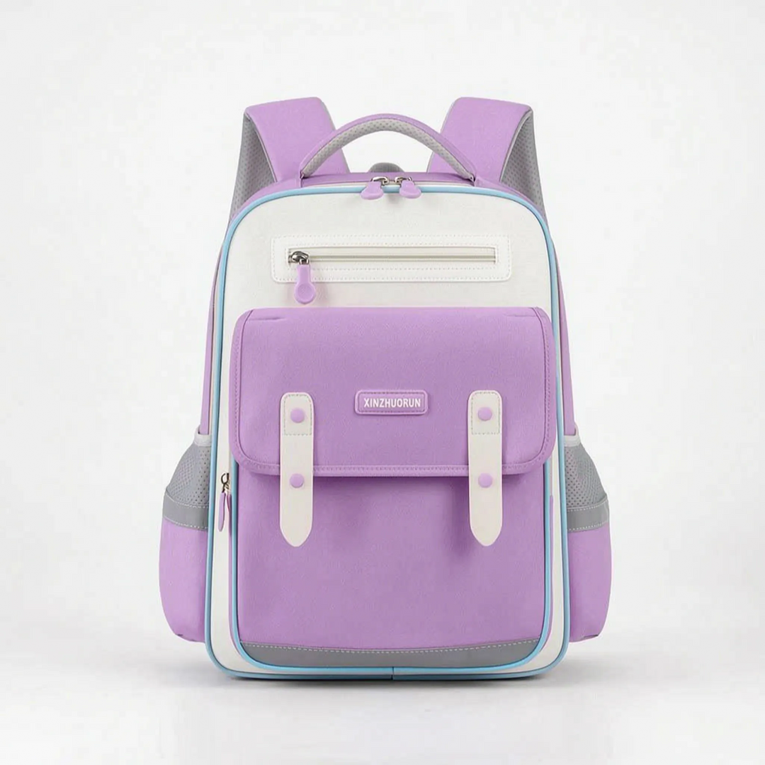 Primary school moulded ergonomic backpack for kids. Built for comfort, durable & supportive student rucksack.