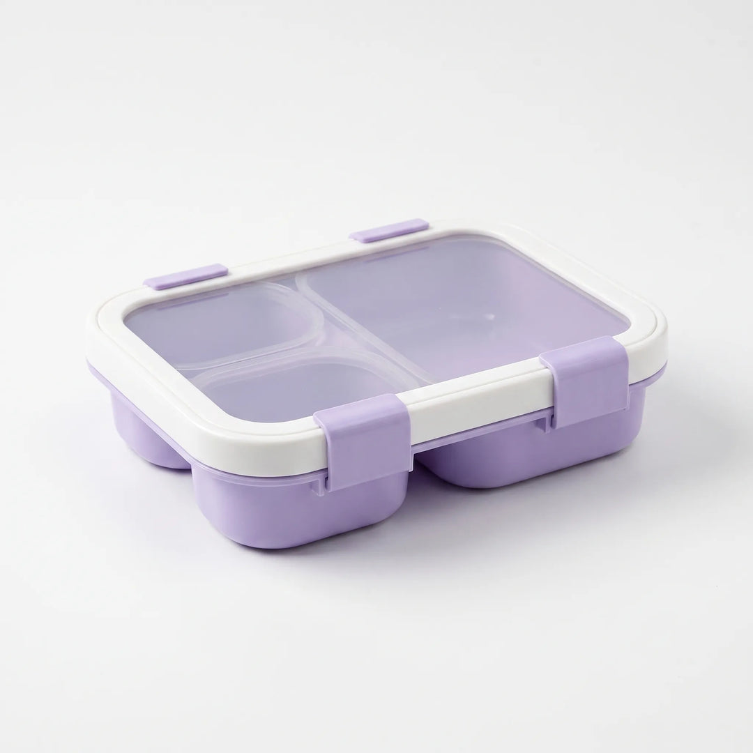 Meal prep food organizer, multi-compartment leak-proof lunch container for healthy eating.