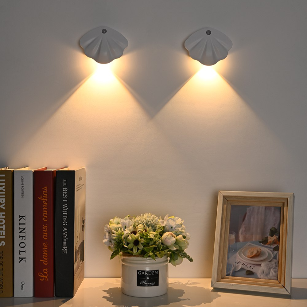 Energy-efficient USB rechargeable LED motion sensor light for wireless home illumination and convenience.