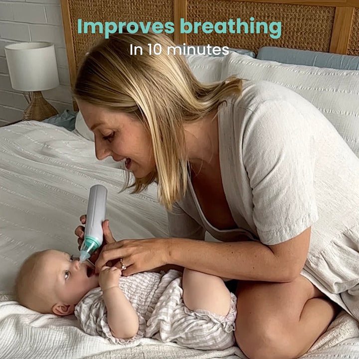 Easy-to-use electric nasal aspirator for infants & toddlers. Provides quick, safe congestion relief for baby health.