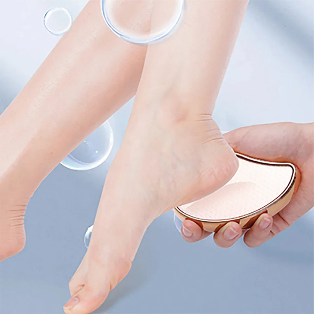 Unisex nano glass foot file for smooth, soft feet & effective callus removal at home.