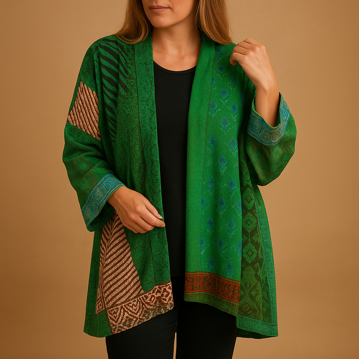 Long sleeve women's vintage sweater, ideal layering top for fall & winter. Effortless casual & elegant outfits.