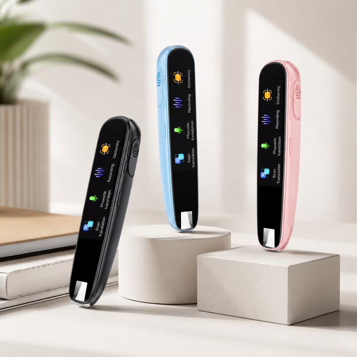 Offline OCR text scanning device & translation pen for students, travelers. Portable language aid.