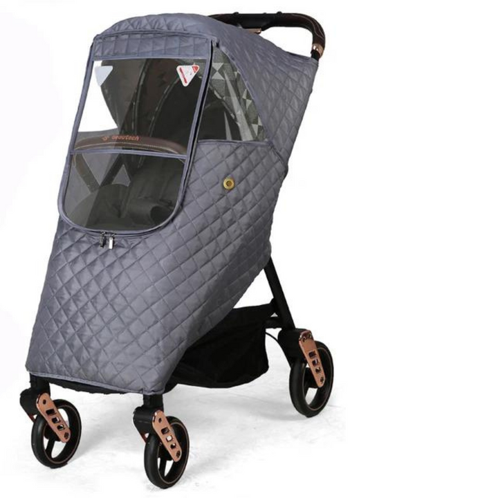 Unisex stroller all-weather cover set, protecting baby from rain, wind, dust. Universal fit for year-round travel.