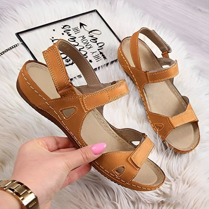 Orthopedic arch support sandals for women, designed for effective foot pain relief.