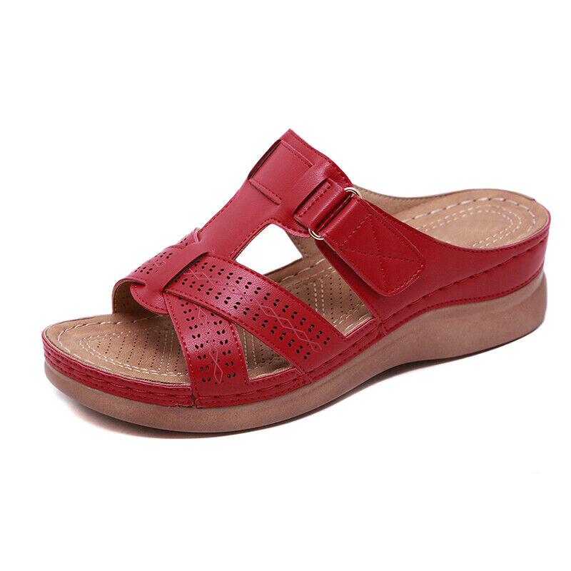 Stylish women's summer walking sandals with orthopedic arch support.