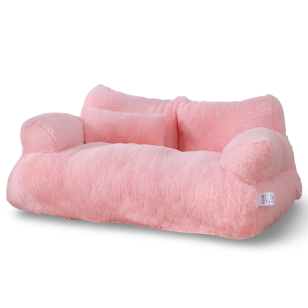 Luxurious washable dog and cat sofa bed, offering a cozy and supportive rest for your beloved pet.