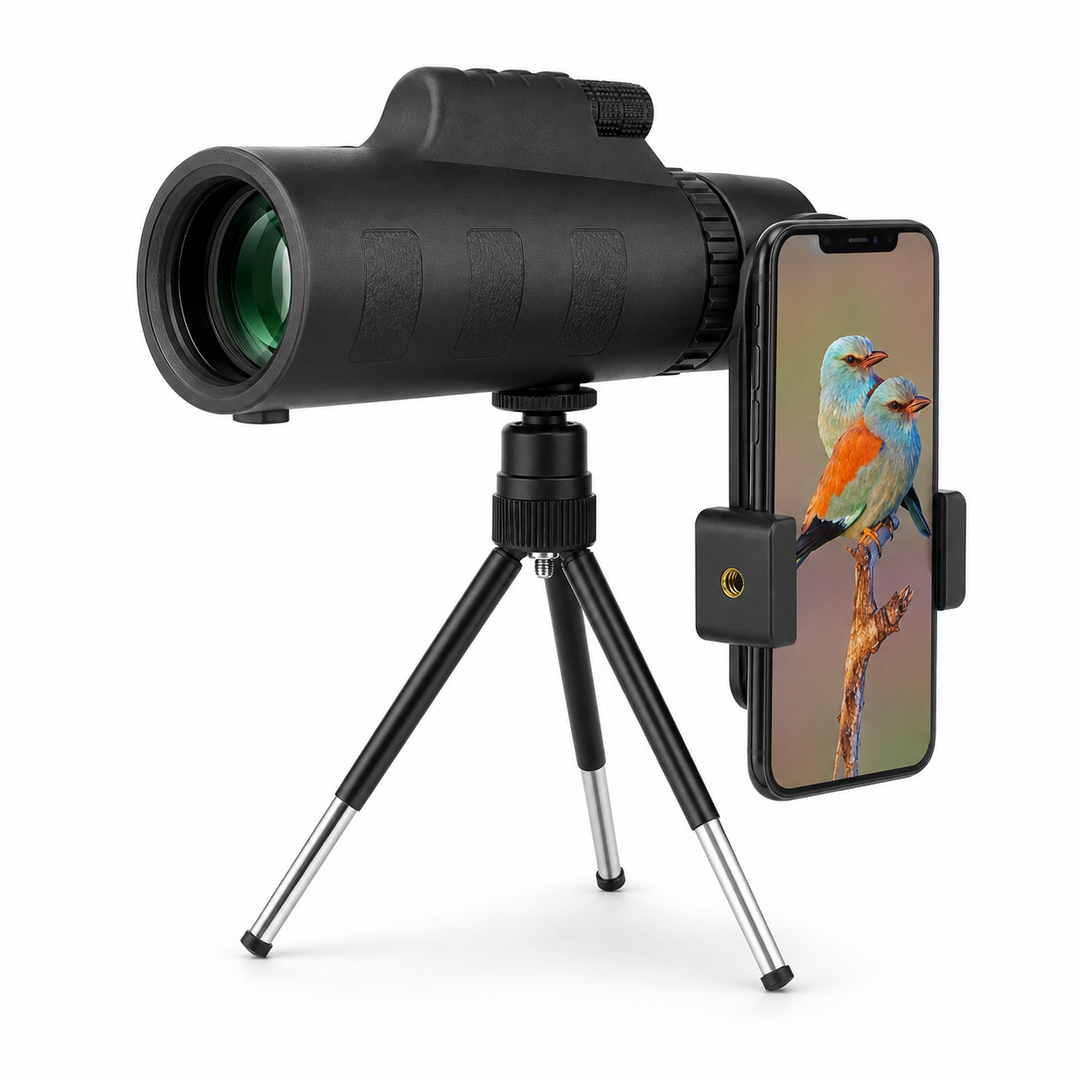 Waterproof portable telescope for stargazing adventures, offering high-resolution views of celestial objects outdoors.