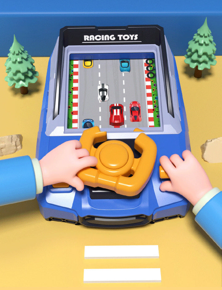 Multi-player kids' racing game toy with engaging toy cars, providing an exciting interactive play experience.