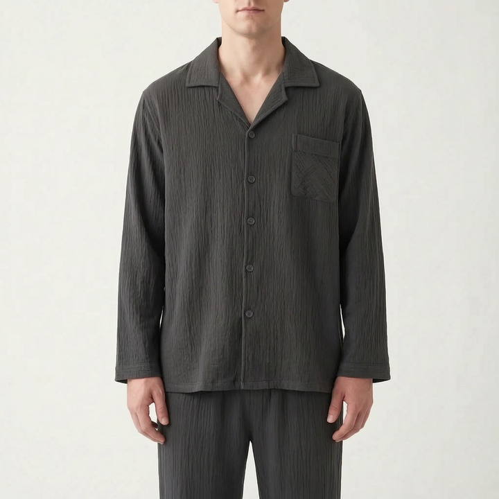 Comfortable men's relaxed fit pyjama bottoms, ideal for sleepwear, loungewear, and home wear.