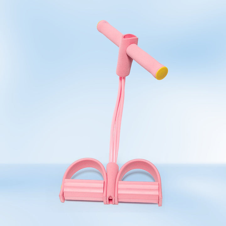 Compact resistance band for versatile workout routines and muscle toning.