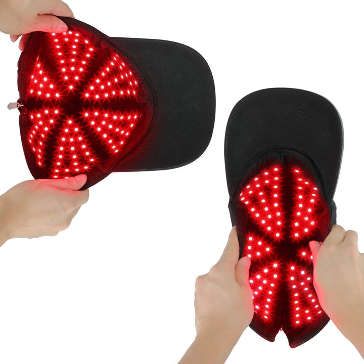 Unisex red light therapy cap, an innovative solution for hair restoration, treating hair loss and improving scalp health.