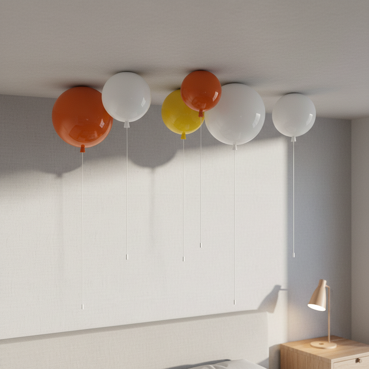 Modern round acrylic LED ceiling lamp for bedrooms, providing warm white, energy-efficient indoor lighting.