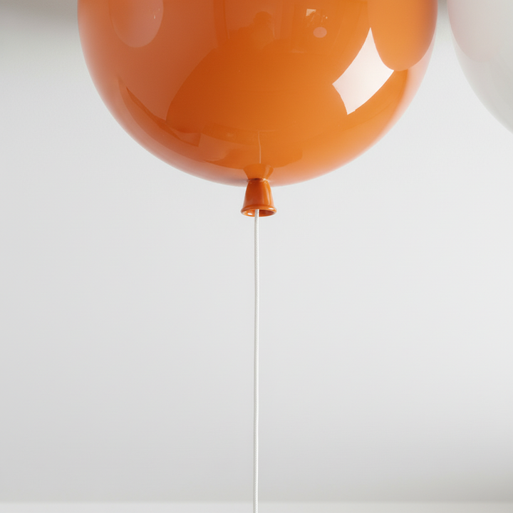 Sleek round acrylic ceiling lamp, a modern LED light fixture for bedrooms, offering soft warm white glow.