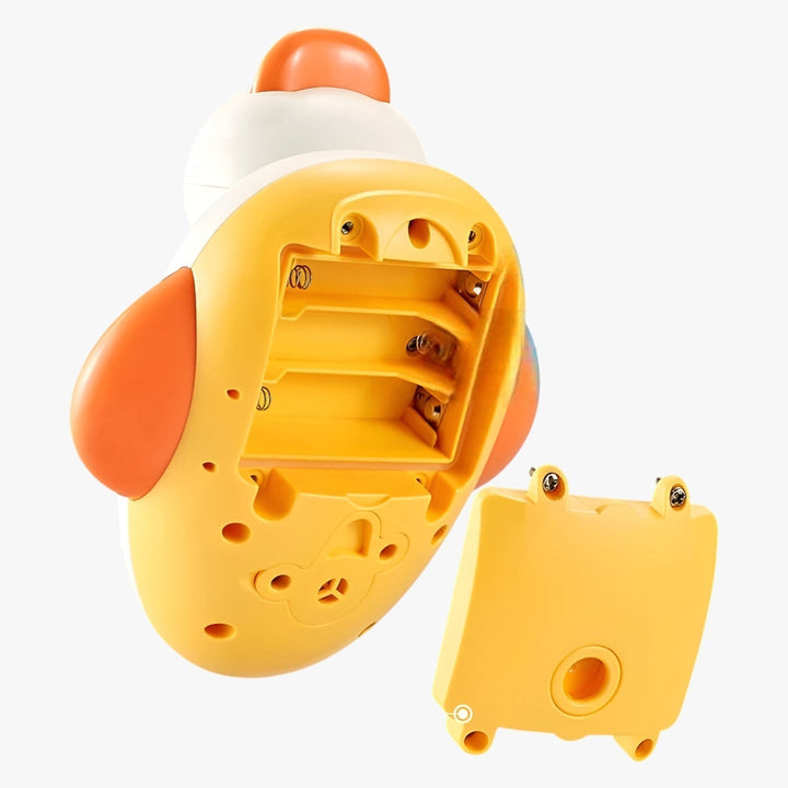 BPA-Free Fountain Duck Bath Toy, cute design for safe and interactive water play for babies & toddlers.