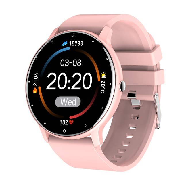 Waterproof unisex smartwatch, ideal for health monitoring, fitness tracking & active lifestyles.