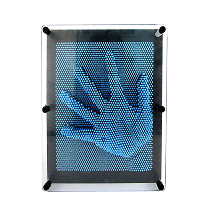 Fun 3D Pin Art Game, an ideal gift for all ages, offering creative finger press entertainment & stress relief.