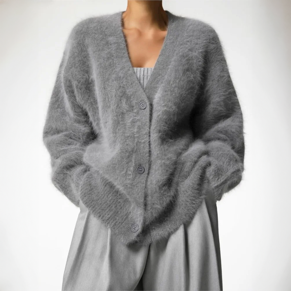 Lightweight women's open front cardigan, perfect for spring/fall layering and everyday comfort.