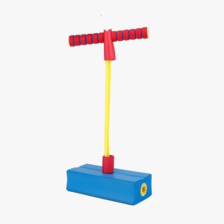 Safe bouncy foam jump block, an engaging outdoor play toy for kids to enhance motor skills.