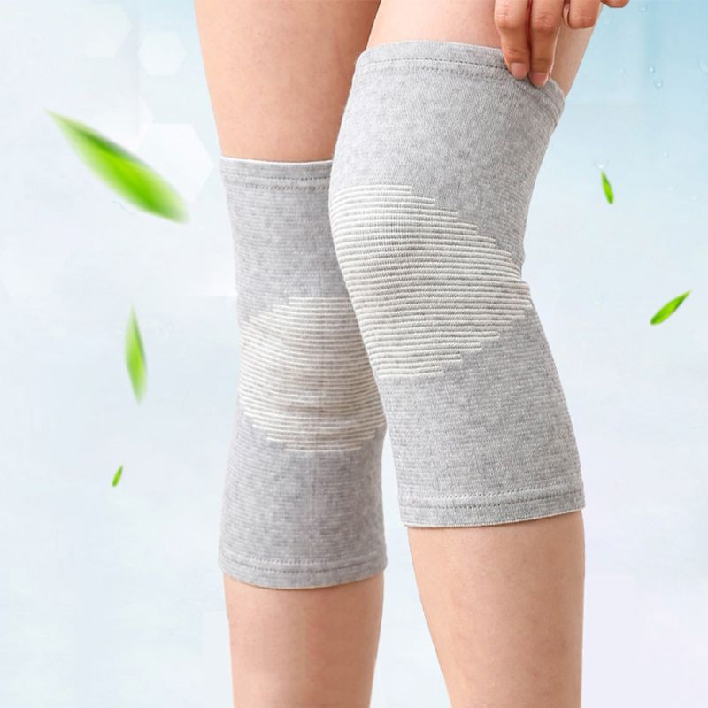 Unisex bamboo compression knee sleeve. Offers orthopedic support for joint pain, injury recovery & athletes.