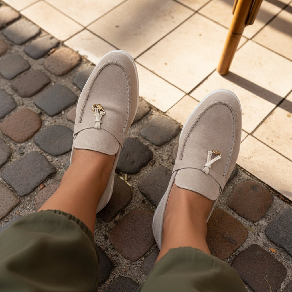 Women's pointed-toe slip-on loafers, perfect for everyday elegant style & comfort.