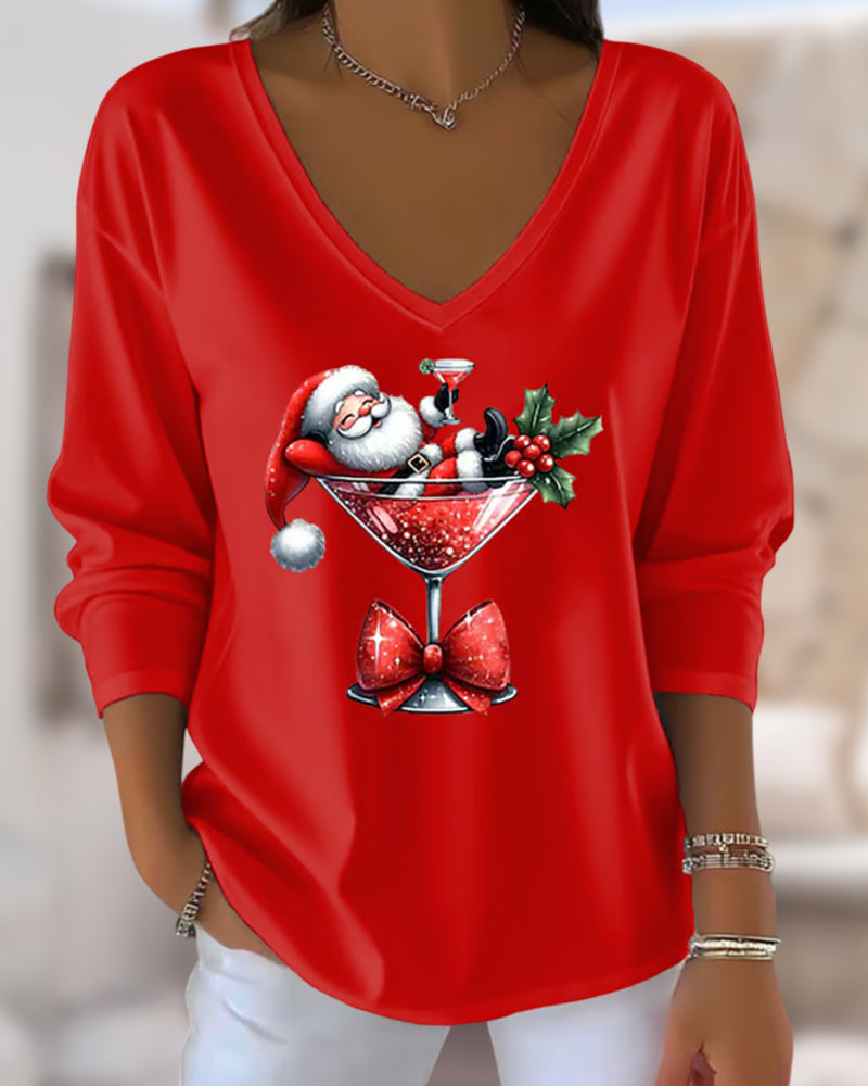 Elegant Women's Sylvie V-Neck Top. Flattering short sleeve dressy top for sophisticated ladies' apparel.