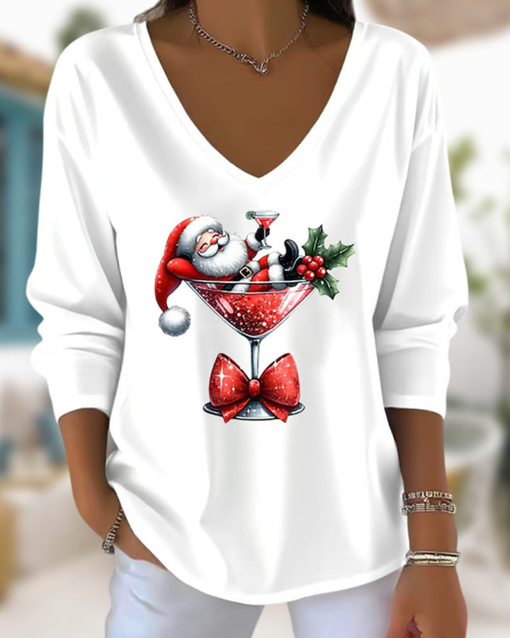 Women's Sylvie V-Neck Top. Elegant, comfortable, flattering short sleeve top for versatile ladies' apparel.