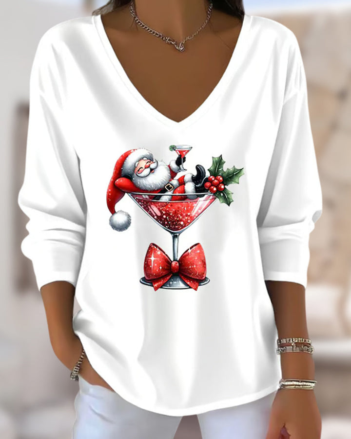 Stylish Women's Sylvie V-Neck Top. Flattering V-neck, comfortable short sleeve for versatile everyday chic.