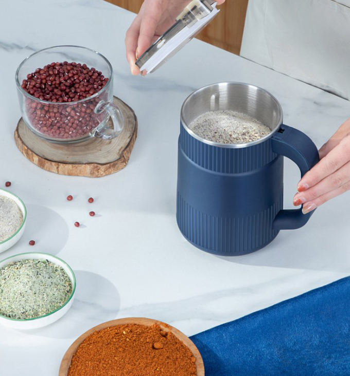 High-performance electric flour grinder for grains, seeds, and spices. A durable home milling kitchen appliance.