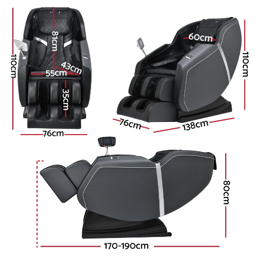 User-friendly control panel of a Home Shiatsu Massager Chair, offering personalized full body massage settings.
