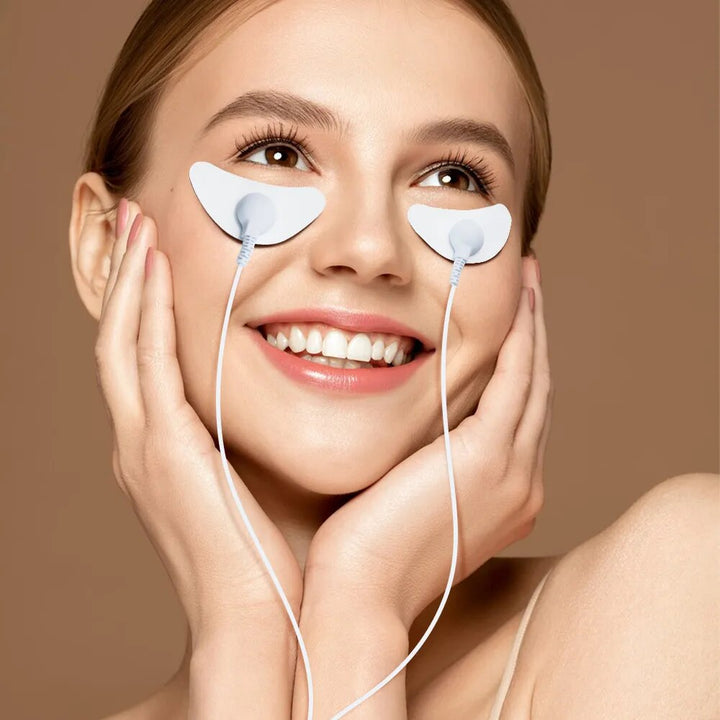 Portable EMS facial massager, a USB rechargeable beauty tool for skin tightening & anti-aging skincare.