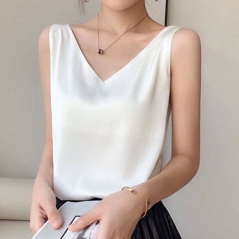 Soft women's breathable tank top, a versatile layering piece for effortless, chic, and comfortable looks.
