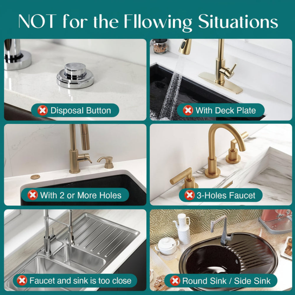 Easy-to-clean diatomite stone drying mat, keeps kitchen & bathroom faucets dry.