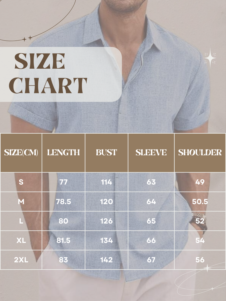 Comfortable short sleeve button-up men's shirt. Classic fit for versatile, timeless fashion & everyday wear.