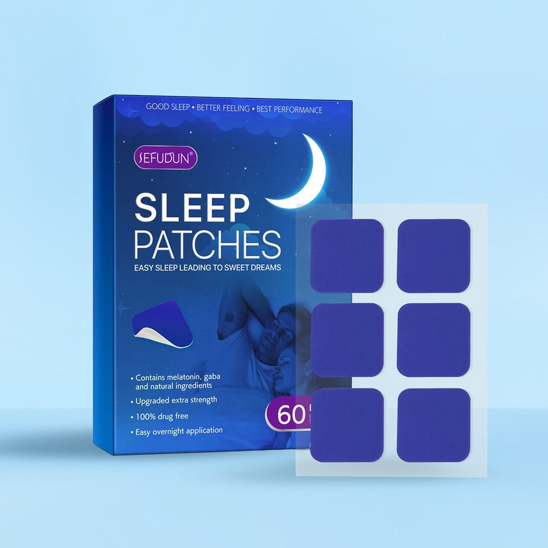 Unisex relaxation sleep patches for restful, deep sleep. Easy, non-pill method for nighttime wellness.