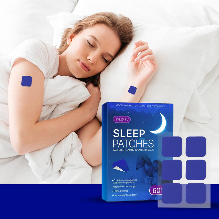 Unisex Deep Sleep Aid Patches for overnight relaxation & restful sleep. Natural, non-pill insomnia support.