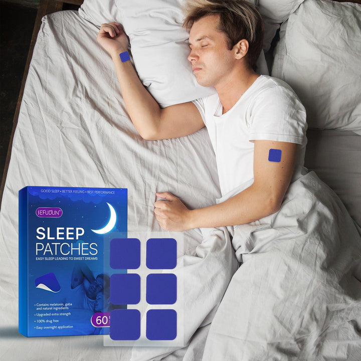 Transdermal sleep patches for calming stress relief & natural deep sleep. Promotes overnight wellness.