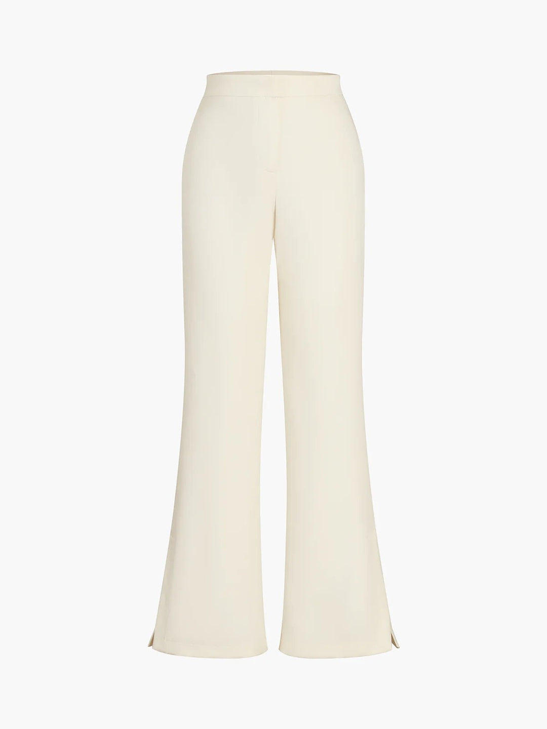 Sophisticated women's strapless top with wide leg trousers set. Elegant two-piece suit for special occasions. [[lstfy-media:8]]