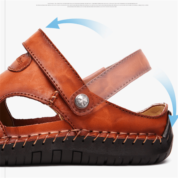Comfortable orthopedic sandals featuring a non-slip sole, designed for unisex everyday wear & foot support.