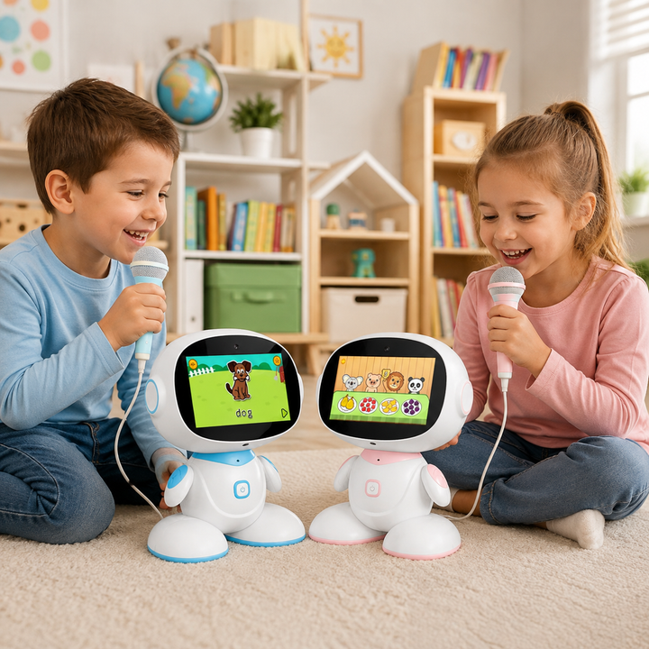 Smart educational robot for kids, a perfect learning gift for robotics, coding, and interactive STEM play.