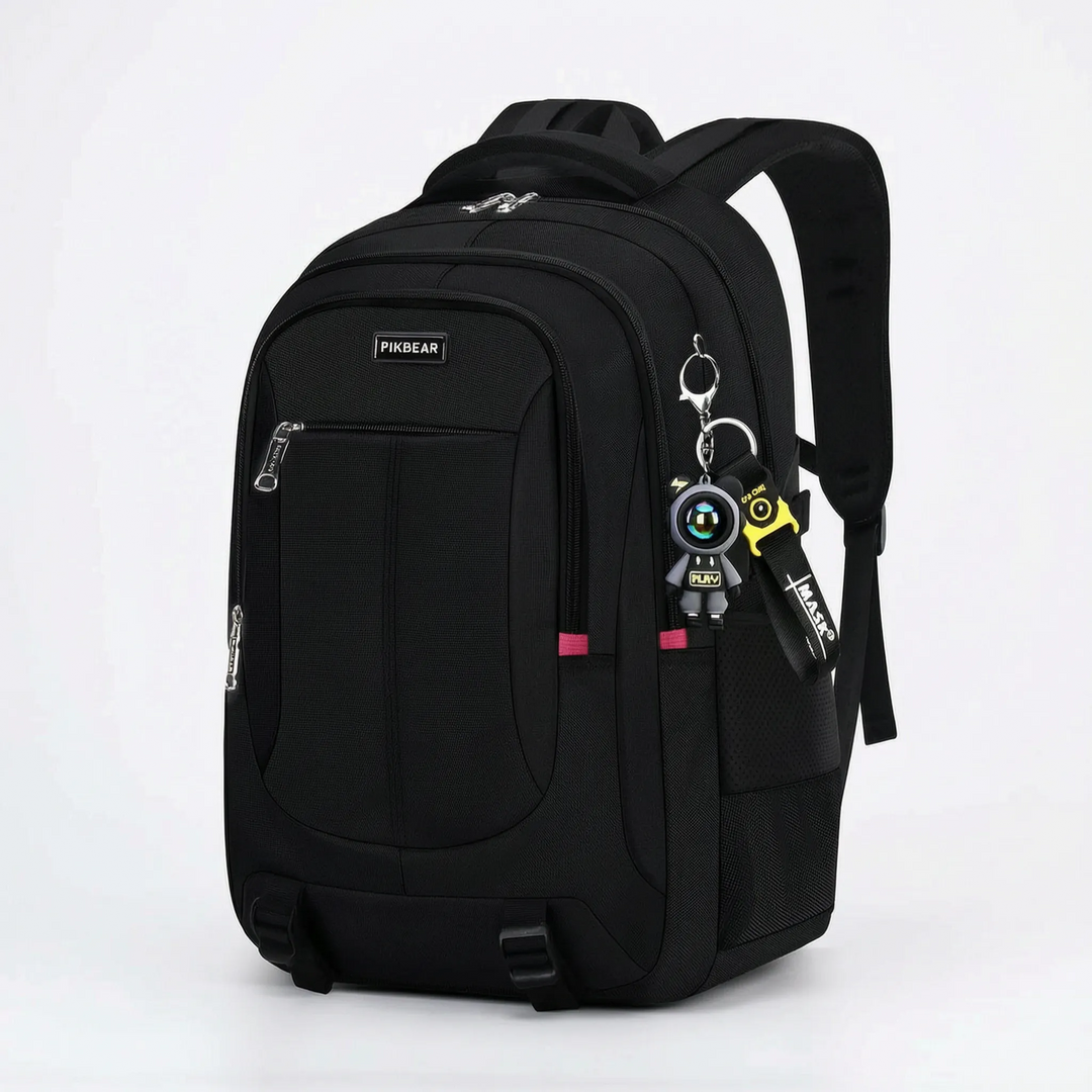 Front view of a rugged student rucksack, ideal as a boys' backpack for school and daily adventures.