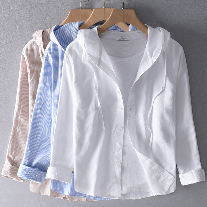 Elegant women's breezy top, a light and airy casual shirt designed for ultimate comfort and summer fashion.