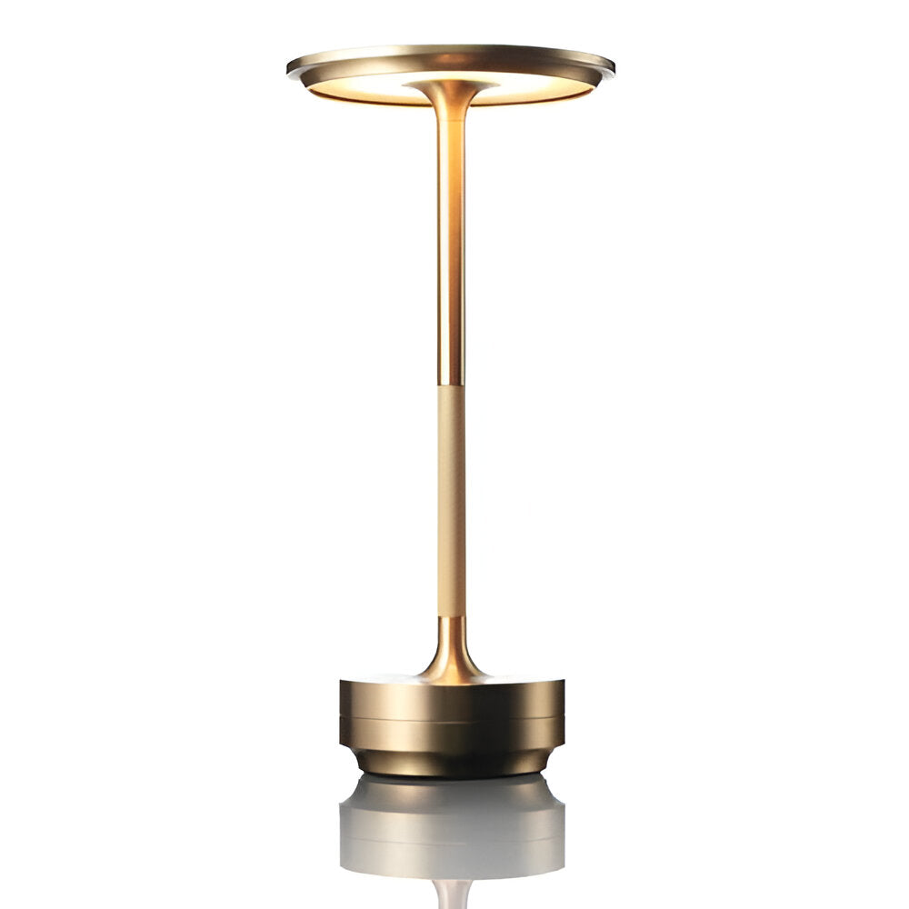 Easy-to-use cordless dimmable table lamp. Slim, portable LED design offers convenient, stylish home ambiance.