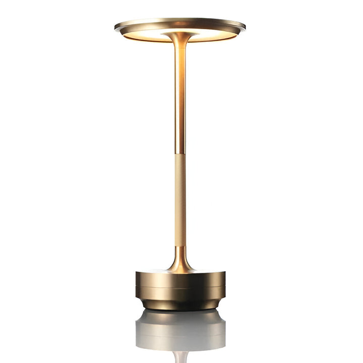 Easy-to-use cordless dimmable table lamp. Slim, portable LED design offers convenient, stylish home ambiance.