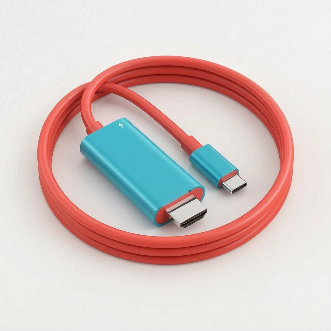 Versatile USB C to HDMI 4K converter cable for universal compatibility. Perfect for presentations, movies & more.