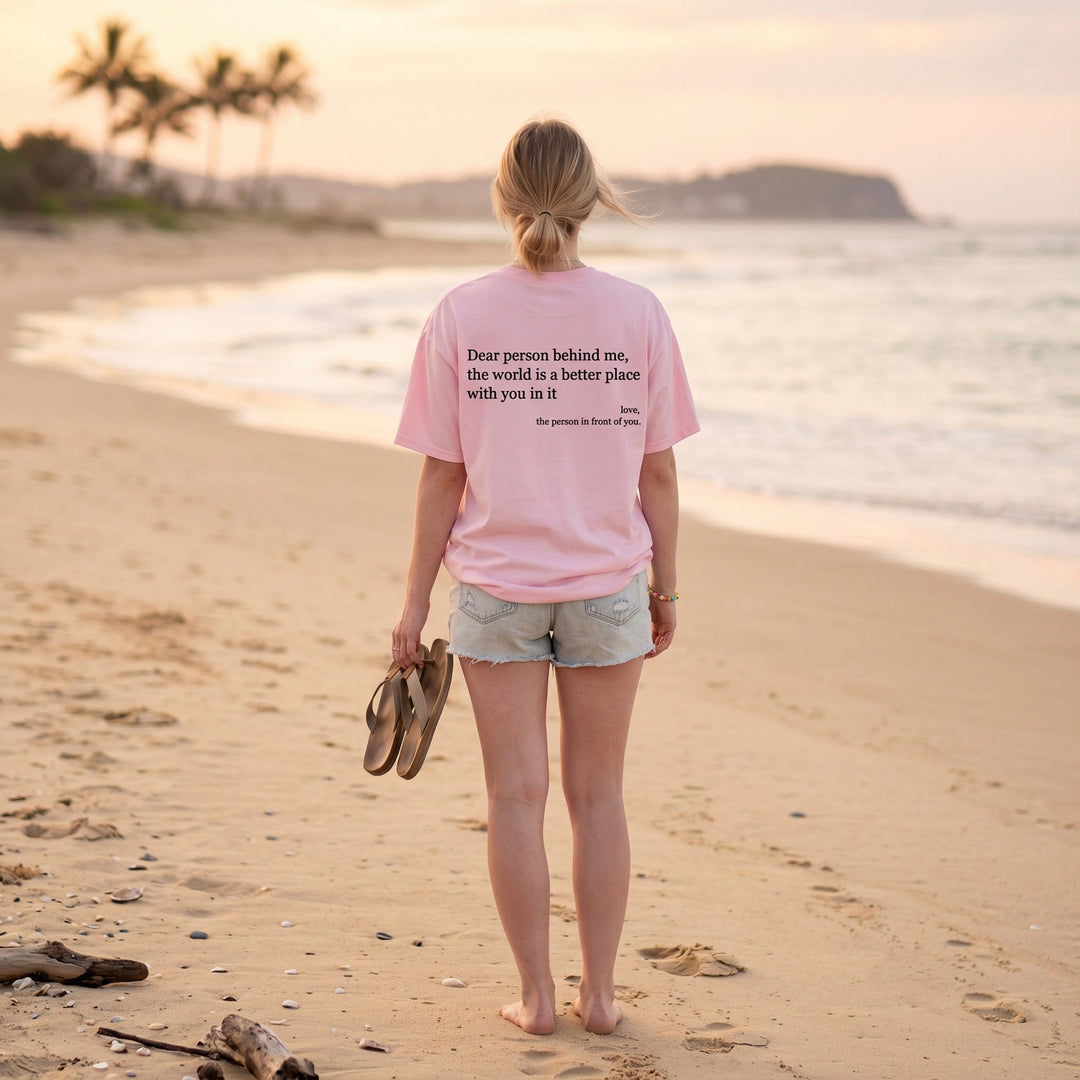 Inspirational 'You Are Enough' t-shirt, a unisex comfort wear casual fashion statement.