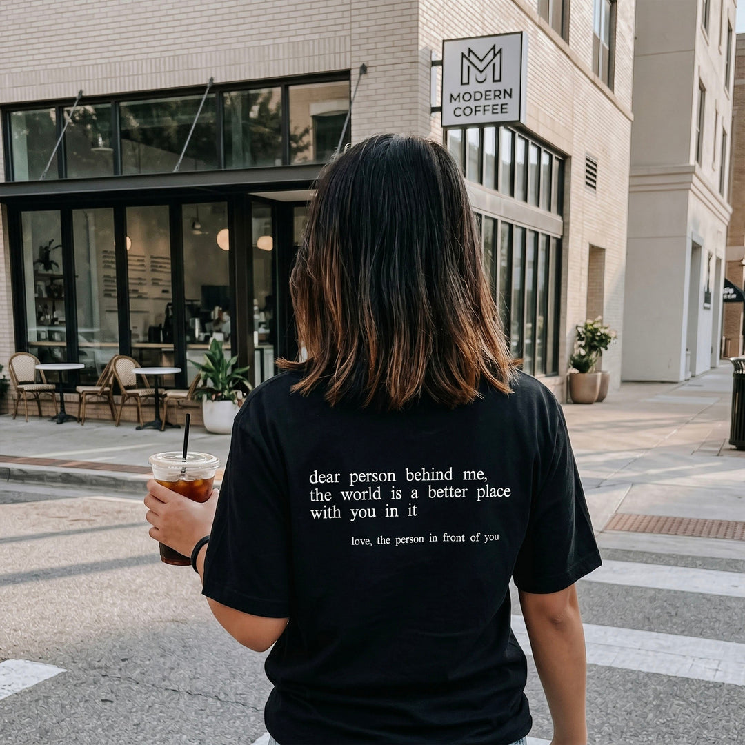 Casual fashion unisex 'You Are Enough' t-shirt, an affirmation tee for comfort wear.